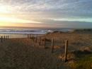 Surfing at Seven Mile Beach 6:45 Am